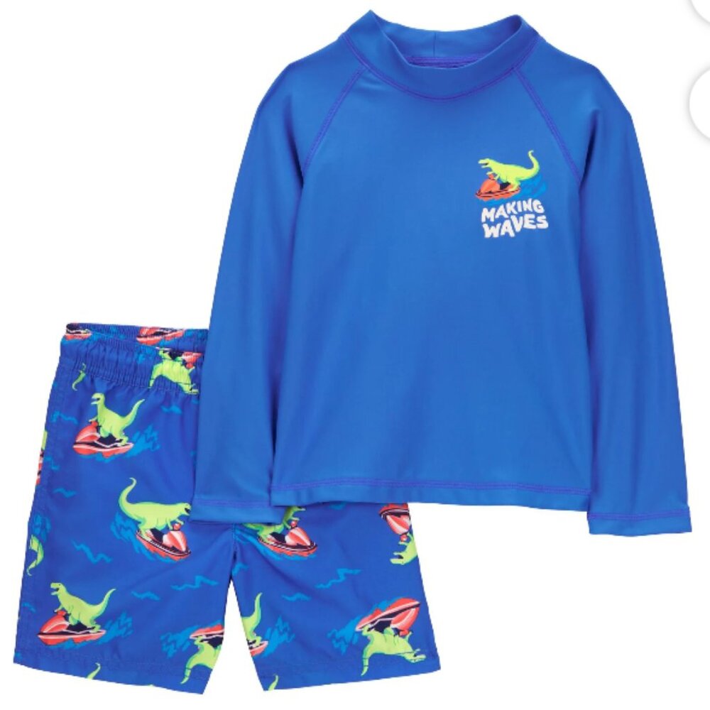 Carter's Child of Mine Baby Boy 2-Piece Rash Guard Set